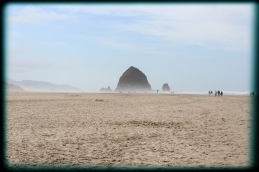 Haystack Rock at Cannon Beach. Had such a great day there we have booked to go back for a weekend in October.